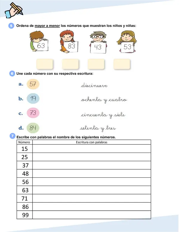 Cuaderno de actividades matemáticas