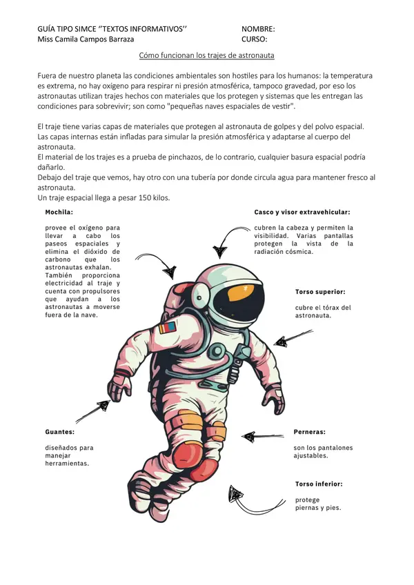 Texto informativo SIMCE