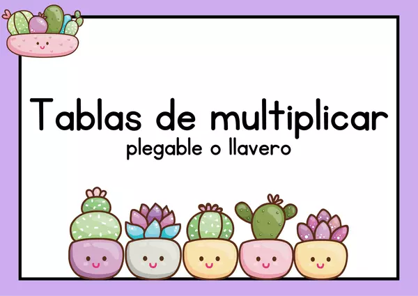 TABLAS DE MULTIPLICAR