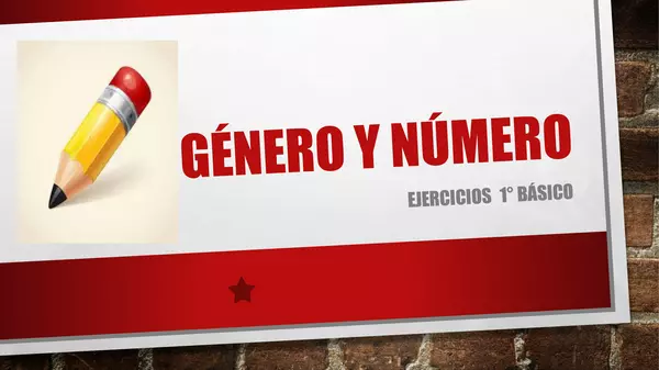 género y número  