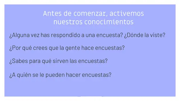 Encuesta