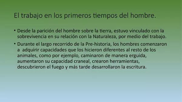 Presentacion Primeros Asentamientos, Septimo basico