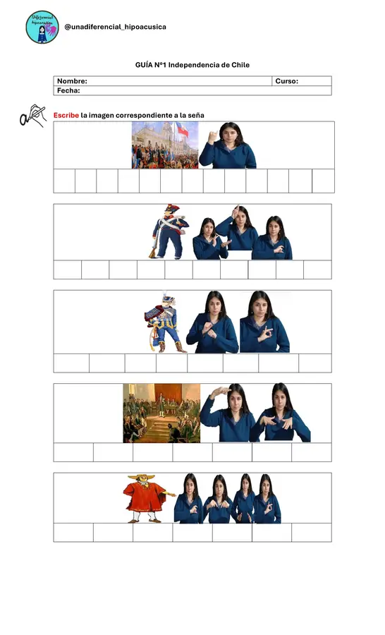 Guías de La Independencia de Chile