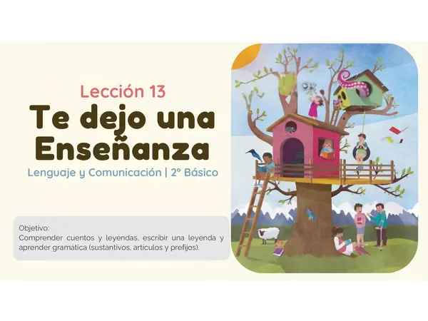 Lección 13 "Te dejo una enseñanza" 2° Básico