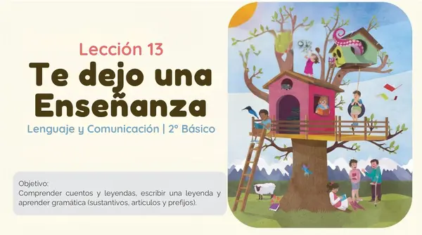 Lección 13 "Te dejo una enseñanza" 2° Básico