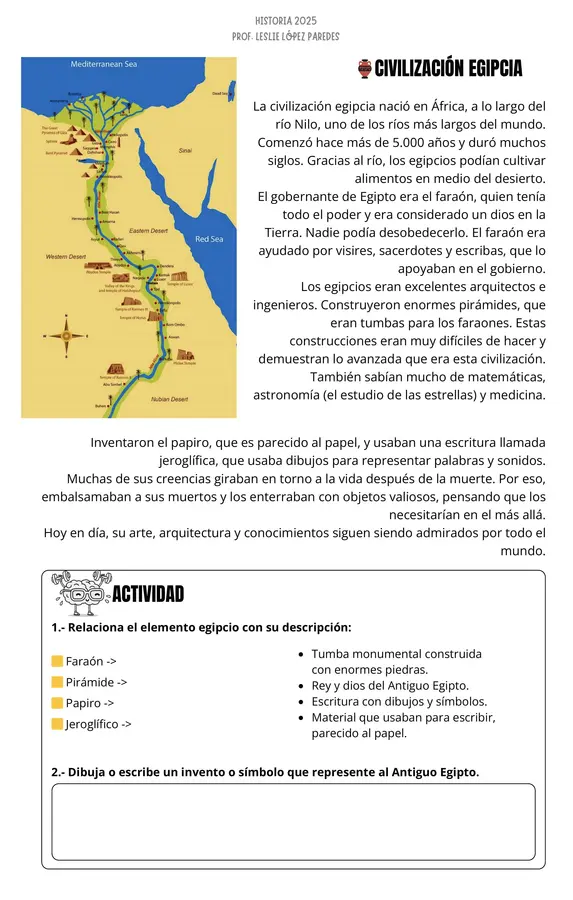 Guía primeras civilizaciones