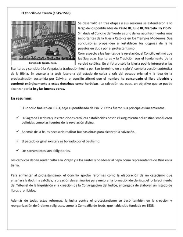 Guía N° 6: “La reforma católica”