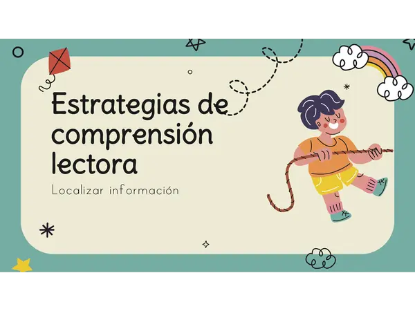 Localizar información en textos - Estrategias de comprensión lectora 2° básico