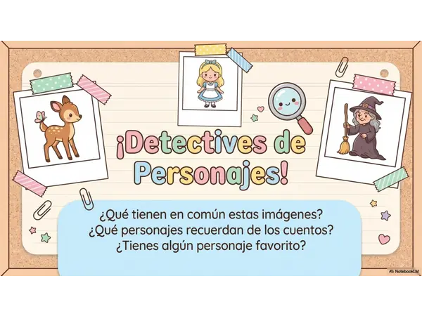 PPT ELEMENTOS DE LOS TEXTO NARRATIVOS: PERSONAJES.