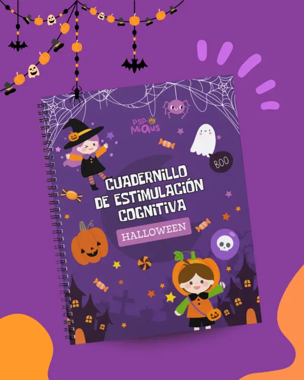 CUADERNILLO DE ESTIMULACIÓN COGNITIVA IMPRIMIBLE HALLOWEEN 