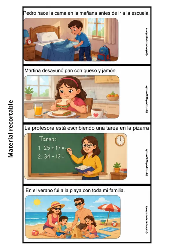 Tarjetas para trabajar interrogantes y más