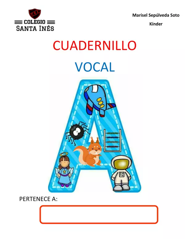 cuadernillo vocal A