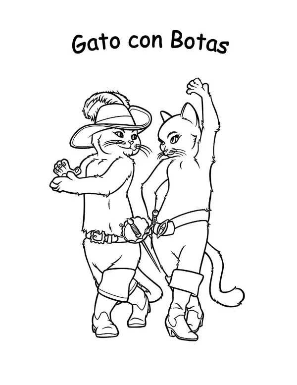Actividades para párvulos "El Gato con Botas"