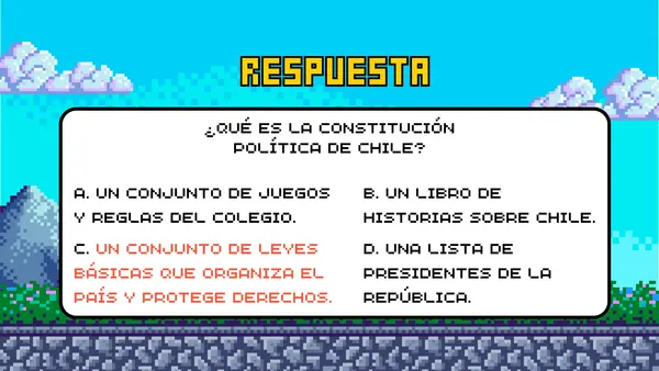 Trivia organización de la República 6° básico (presentación animada y con sonido)