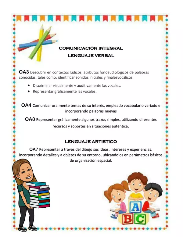 cuadernillo vocal A