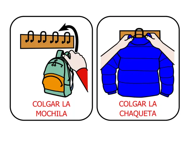 Rutina escolar (calendario de anticipación)