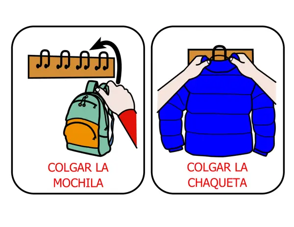 Rutina escolar (calendario de anticipación)