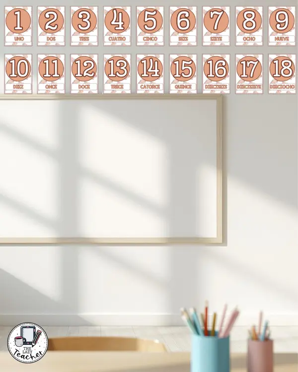 SET POSTERS NÚMEROS Y ABECEDARIO - CAPIBARA'S