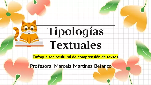 PPT Tipologías textuales