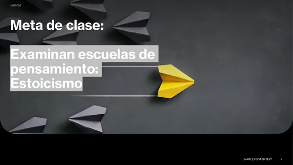 Clase Filosofía - Estoicismo - IV° medio