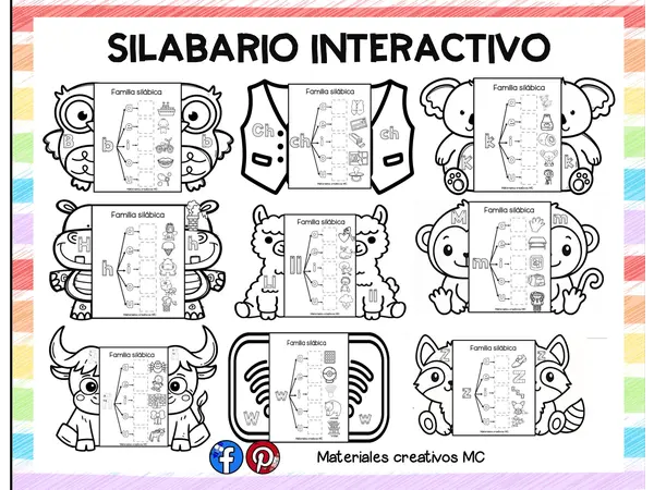 SILABARIO INTERACTIVO COMPLETO CON VOCALES