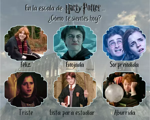Escala de "¿Cómo te sientes hoy?" de Harry Potter