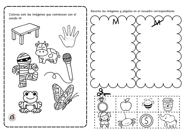 Cuadernillo Consonante M – Lectura Inicial (4 clases) 