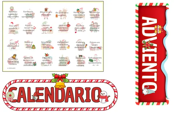 ¡Llega el Calendario de Adviento Escolar 2025!