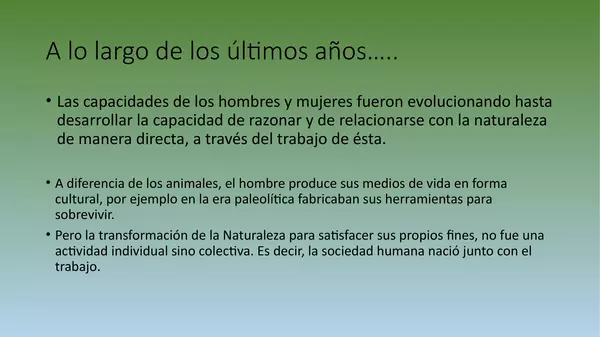 Presentacion Primeros Asentamientos, Septimo basico