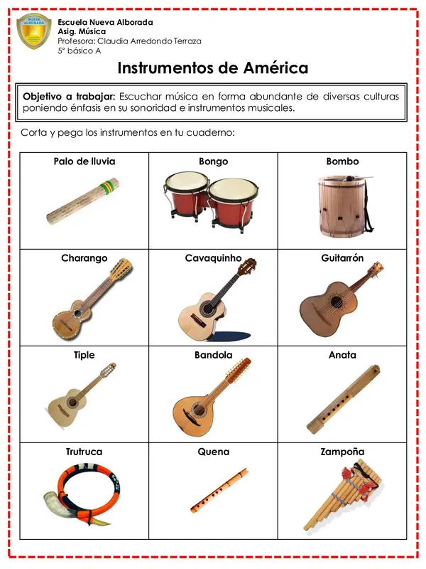Insturmentos de América
