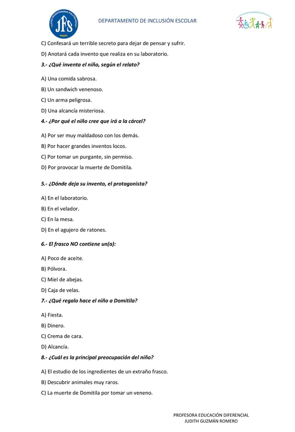 Guía de estudio 1°medio