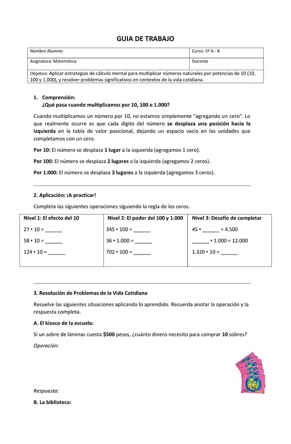 Multiplicaciones con ceros
