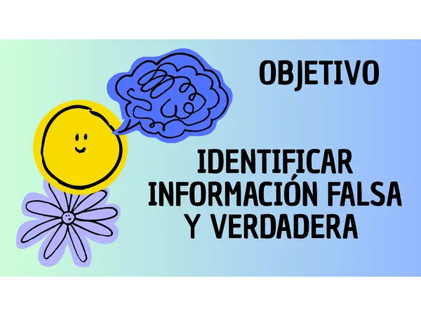 Identificas información falsa y verdadera