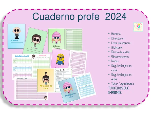 AGENDA MINIONS GRATIS