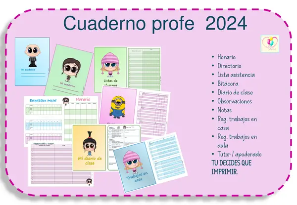 AGENDA MINIONS GRATIS