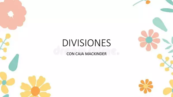 Divisiones con caja Mackinder