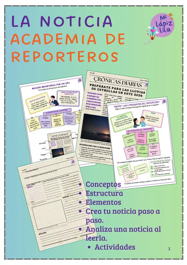 ¡ACADEMIA DE REPORTEROS! LA NOTICIA