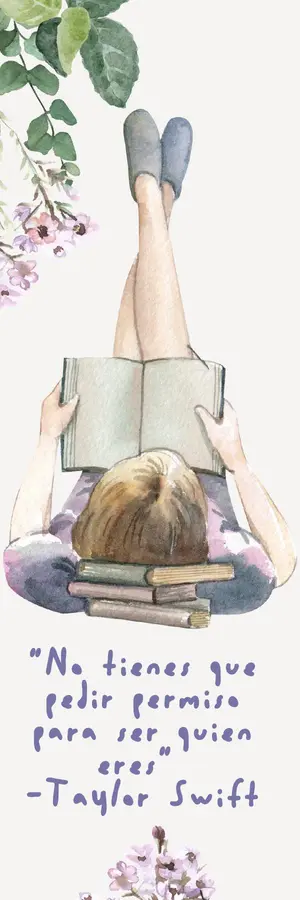 Marca libros- dia de la mujer