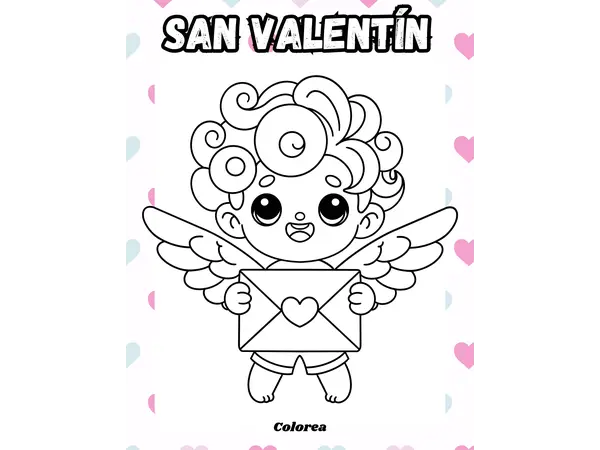 Especial de San Valentín colorea