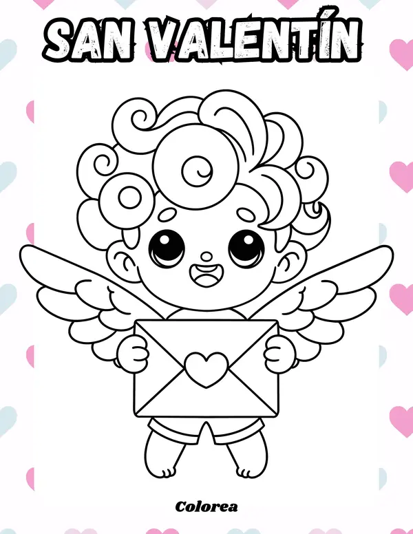 Especial de San Valentín colorea
