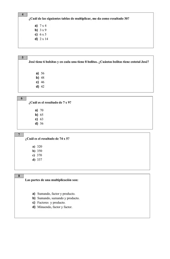 Evaluaciòn Cuartobàsico 
