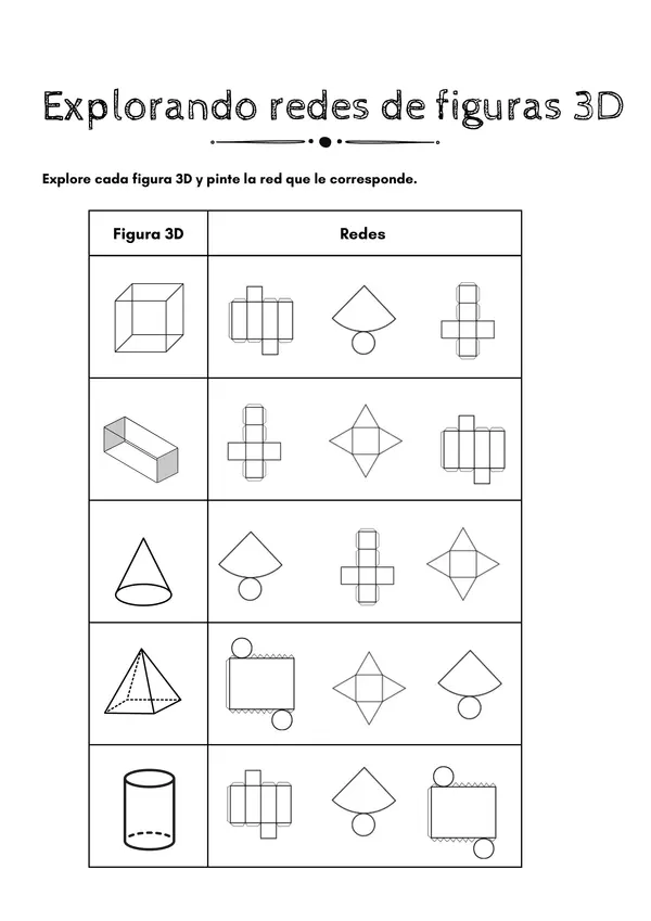 EXPLORANDO REDES DE FIGURAS 3D