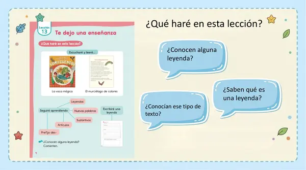 Lección 13 "Te dejo una enseñanza" 2° Básico