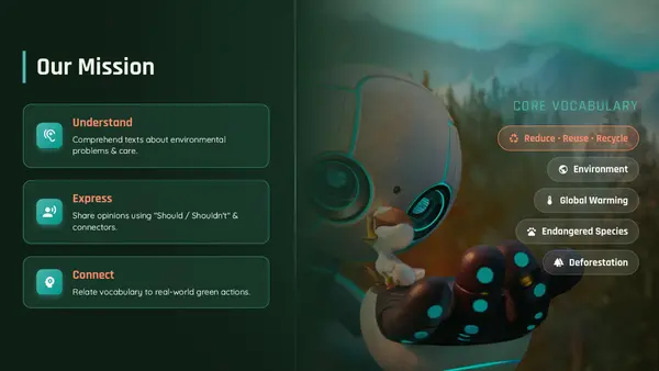 UNIT 4: GREEN ISSUES | The Wild Robot | 7° Básico | Inglés | Clase Completa + PDF