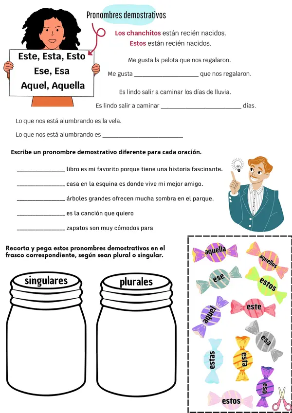Pronombres Personales y Demostrativos