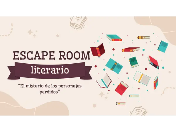 📚 Escape Room Literario: “El misterio de los personajes perdidos”