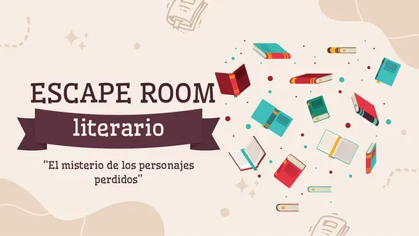 📚 Escape Room Literario: “El misterio de los personajes perdidos”