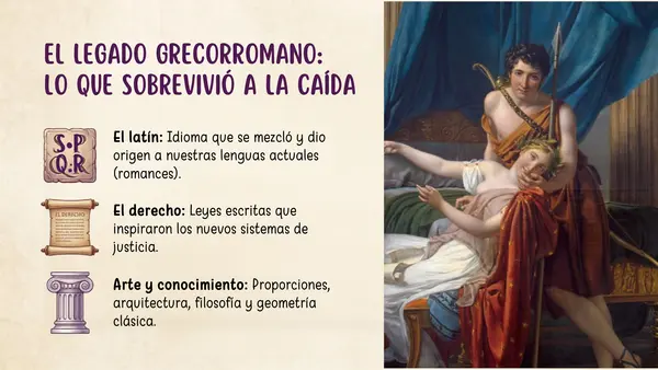 3 culturas en la edad media: Grecorromanos, germanos y judeocristianos 