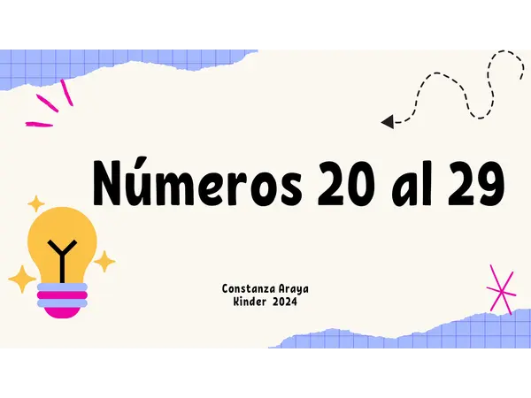 Números 20 al 29