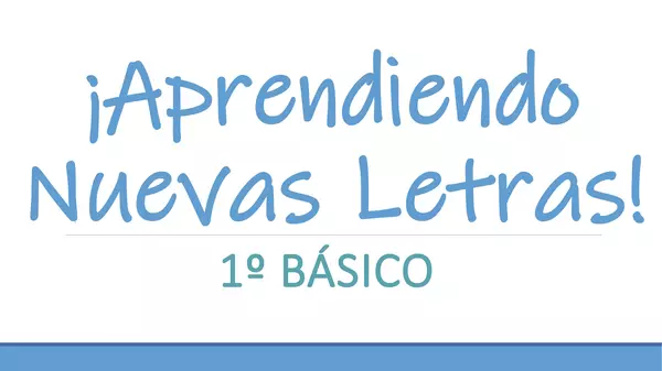 Aprendiendo nuevas letras letra B